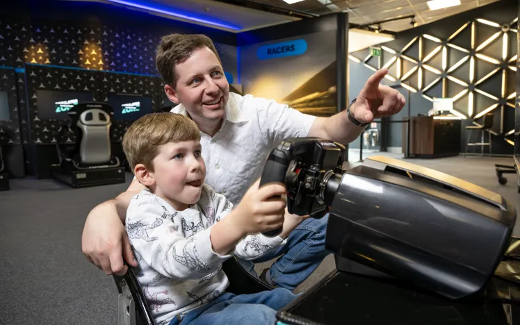 Simulator Zone at Mercedes-Benz World