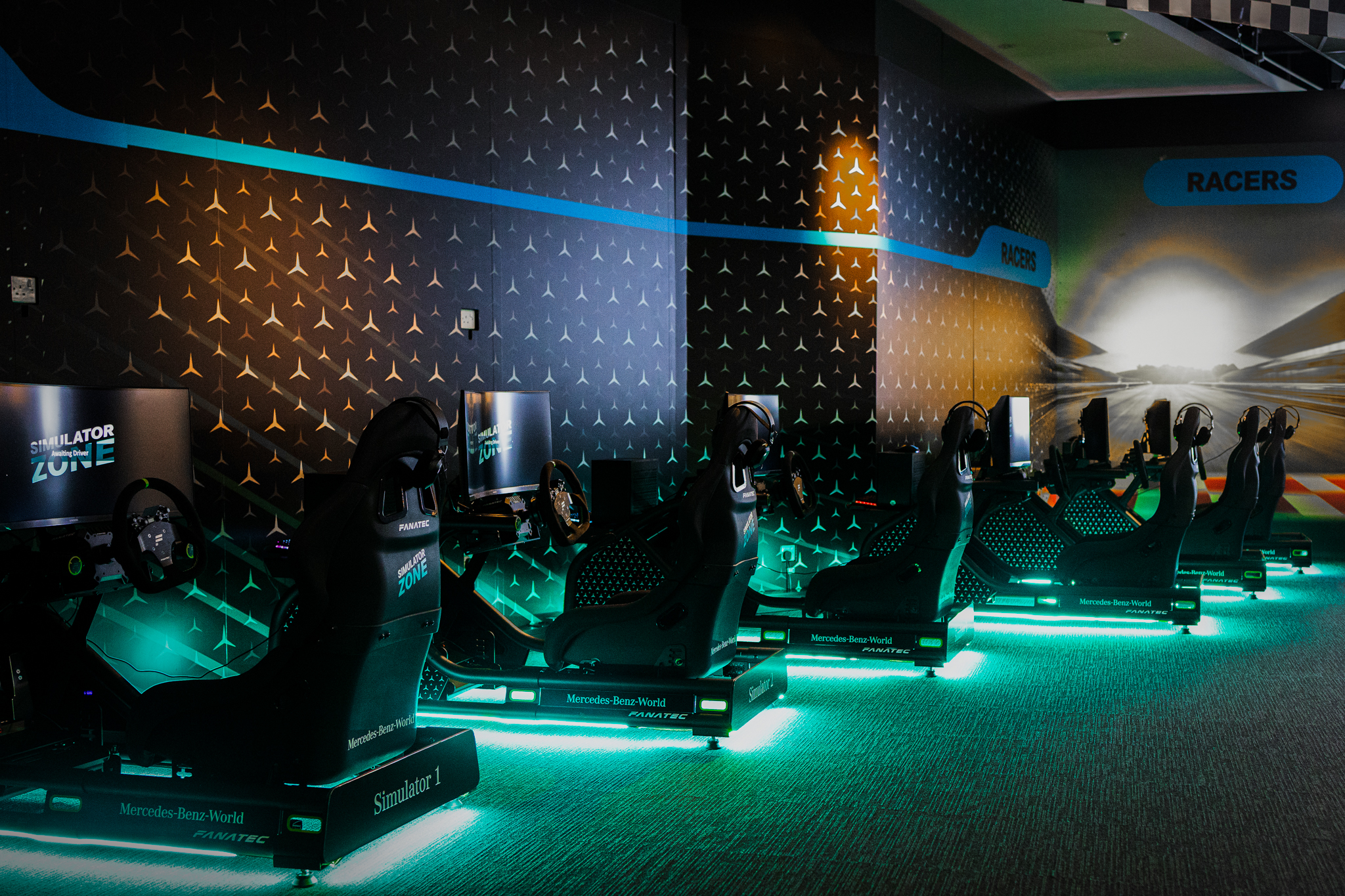 Simulator Zone at Mercedes-Benz World