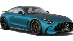 A sleek Mercedes-AMG GT 63 car with a white background.